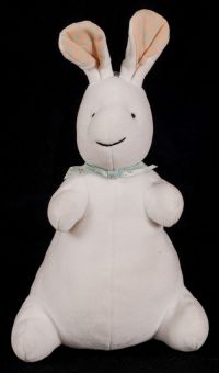 Eden Pat the Bunny Rabbit White Plush Lovey